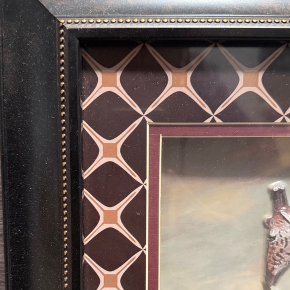 Giraffe Family Framed Wall Art - Black and Brown - Picture 5 of 5